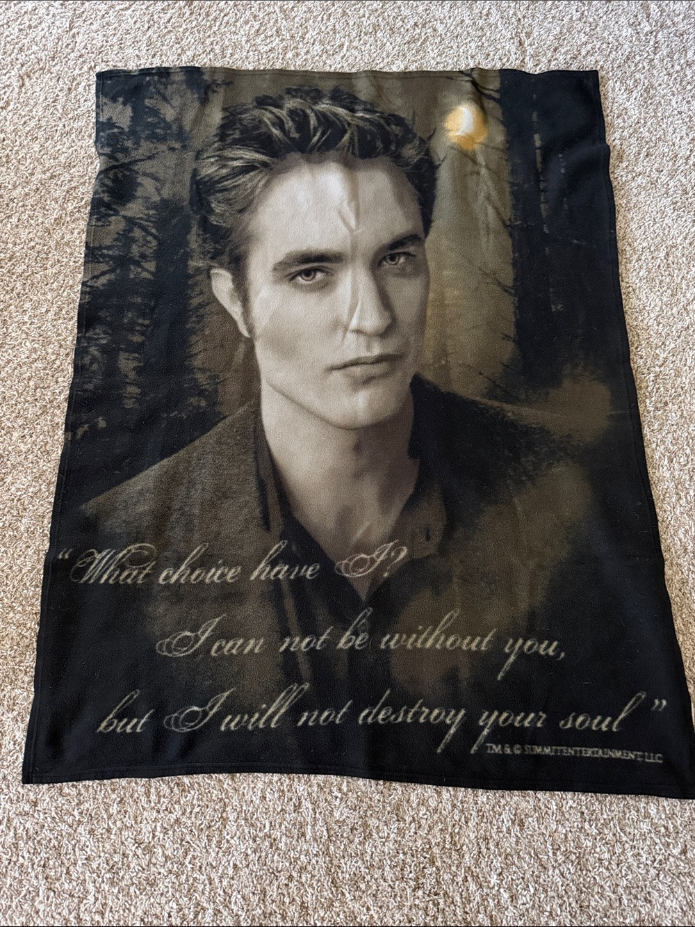 Twilight Edward blanket